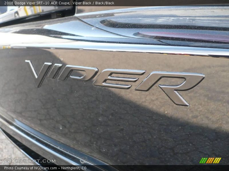 Viper Black / Black/Black 2008 Dodge Viper SRT-10 ACR Coupe