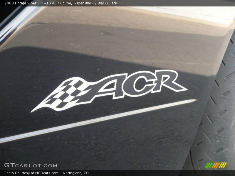 Viper Black / Black/Black 2008 Dodge Viper SRT-10 ACR Coupe