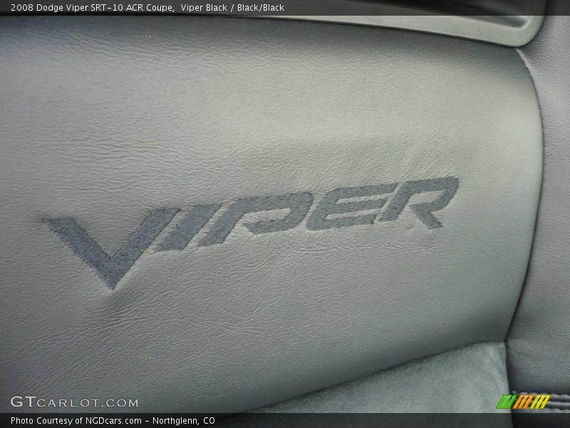 Viper Black / Black/Black 2008 Dodge Viper SRT-10 ACR Coupe
