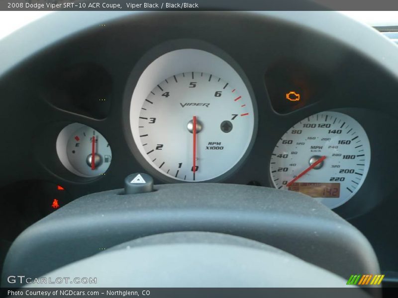Viper Black / Black/Black 2008 Dodge Viper SRT-10 ACR Coupe