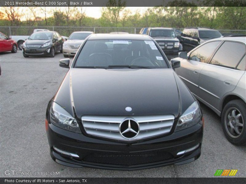 Black / Black 2011 Mercedes-Benz C 300 Sport