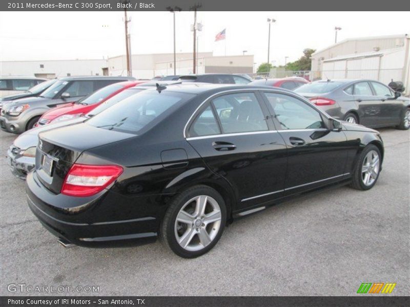 Black / Black 2011 Mercedes-Benz C 300 Sport