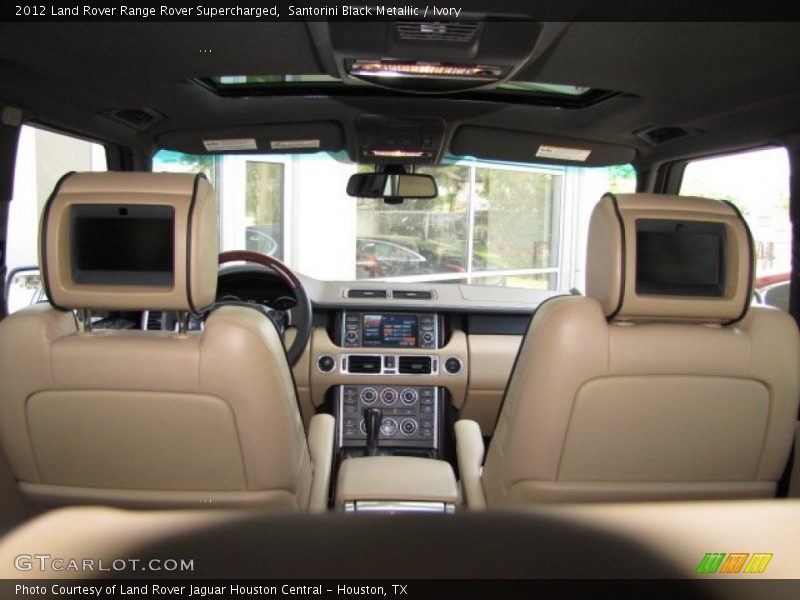 Santorini Black Metallic / Ivory 2012 Land Rover Range Rover Supercharged