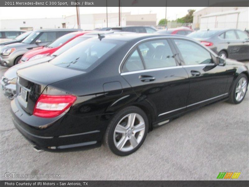 Black / Black 2011 Mercedes-Benz C 300 Sport