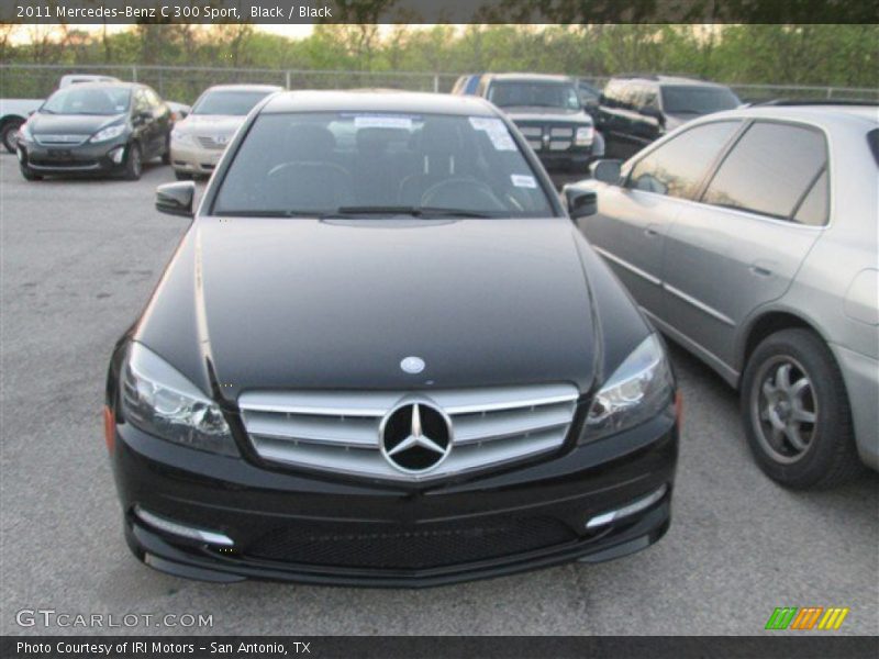 Black / Black 2011 Mercedes-Benz C 300 Sport