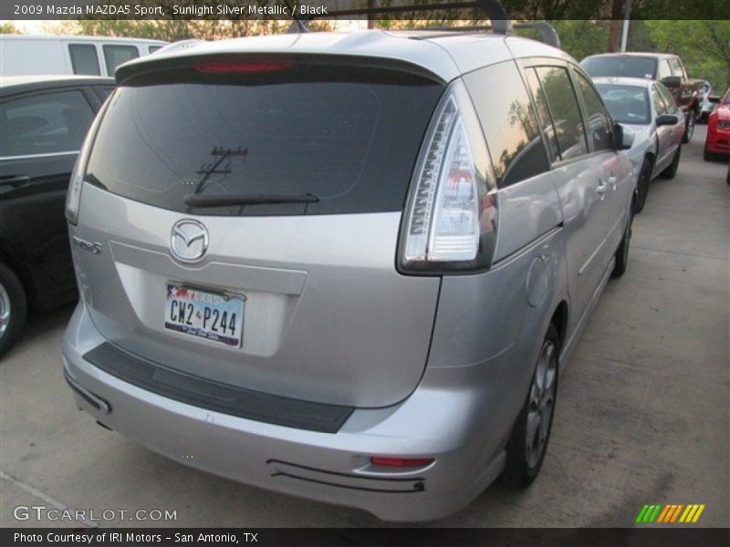 Sunlight Silver Metallic / Black 2009 Mazda MAZDA5 Sport