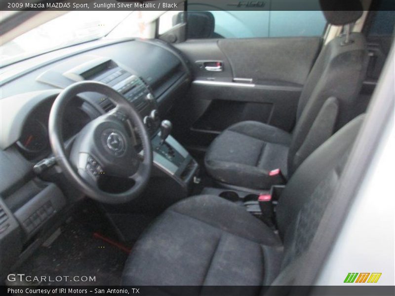 Sunlight Silver Metallic / Black 2009 Mazda MAZDA5 Sport