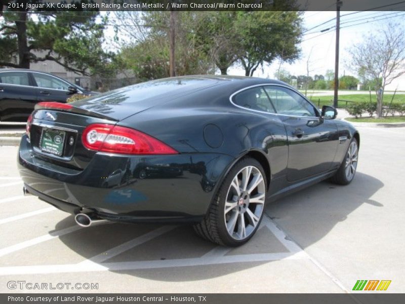 British Racing Green Metallic / Warm Charcoal/Warm Charcoal 2014 Jaguar XK Coupe