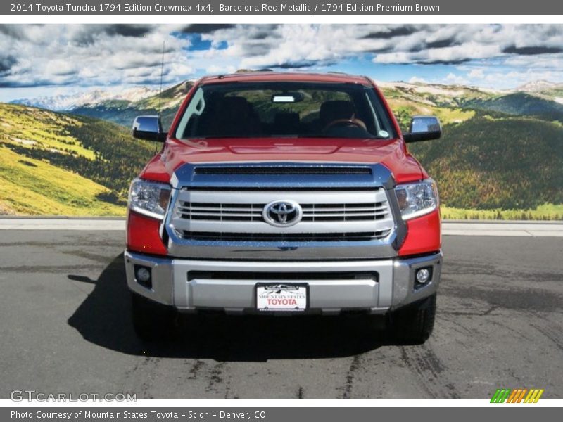 Barcelona Red Metallic / 1794 Edition Premium Brown 2014 Toyota Tundra 1794 Edition Crewmax 4x4