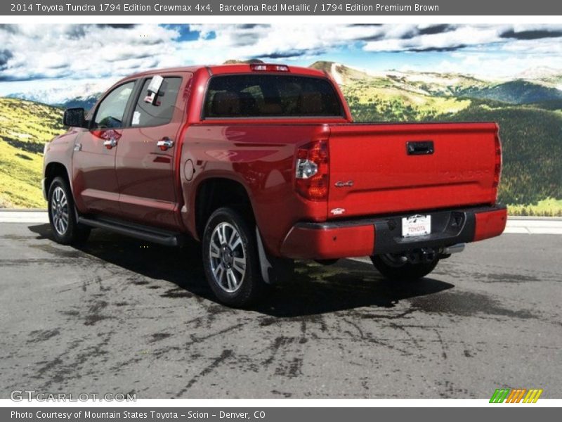 Barcelona Red Metallic / 1794 Edition Premium Brown 2014 Toyota Tundra 1794 Edition Crewmax 4x4