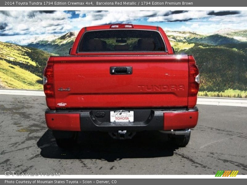 Barcelona Red Metallic / 1794 Edition Premium Brown 2014 Toyota Tundra 1794 Edition Crewmax 4x4