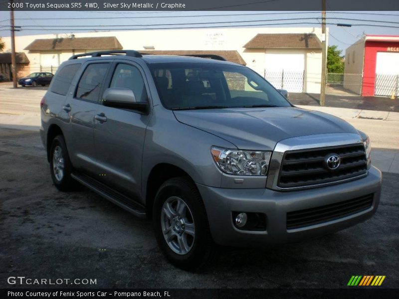 Silver Sky Metallic / Graphite 2008 Toyota Sequoia SR5 4WD