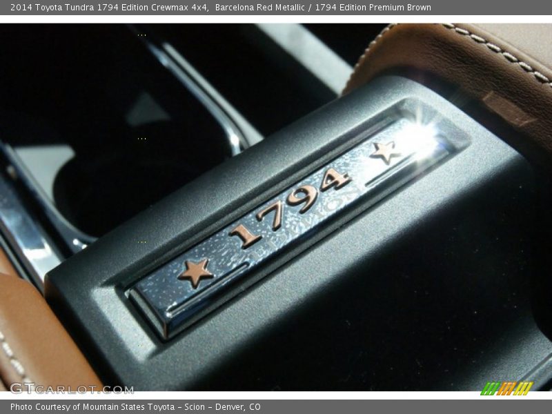 Barcelona Red Metallic / 1794 Edition Premium Brown 2014 Toyota Tundra 1794 Edition Crewmax 4x4