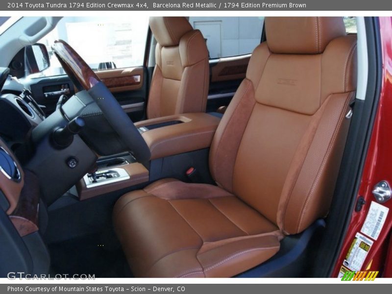 Barcelona Red Metallic / 1794 Edition Premium Brown 2014 Toyota Tundra 1794 Edition Crewmax 4x4
