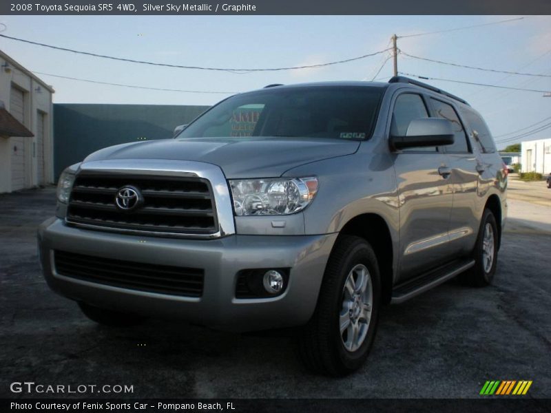 Silver Sky Metallic / Graphite 2008 Toyota Sequoia SR5 4WD