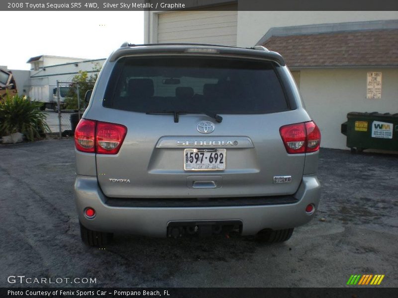 Silver Sky Metallic / Graphite 2008 Toyota Sequoia SR5 4WD