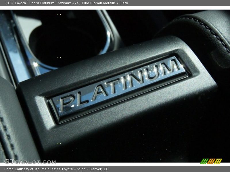 Blue Ribbon Metallic / Black 2014 Toyota Tundra Platinum Crewmax 4x4
