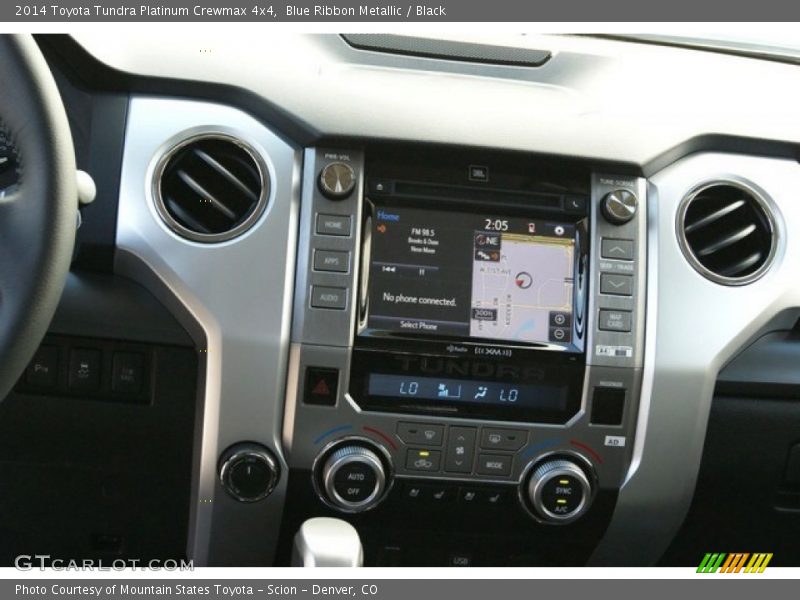 Blue Ribbon Metallic / Black 2014 Toyota Tundra Platinum Crewmax 4x4