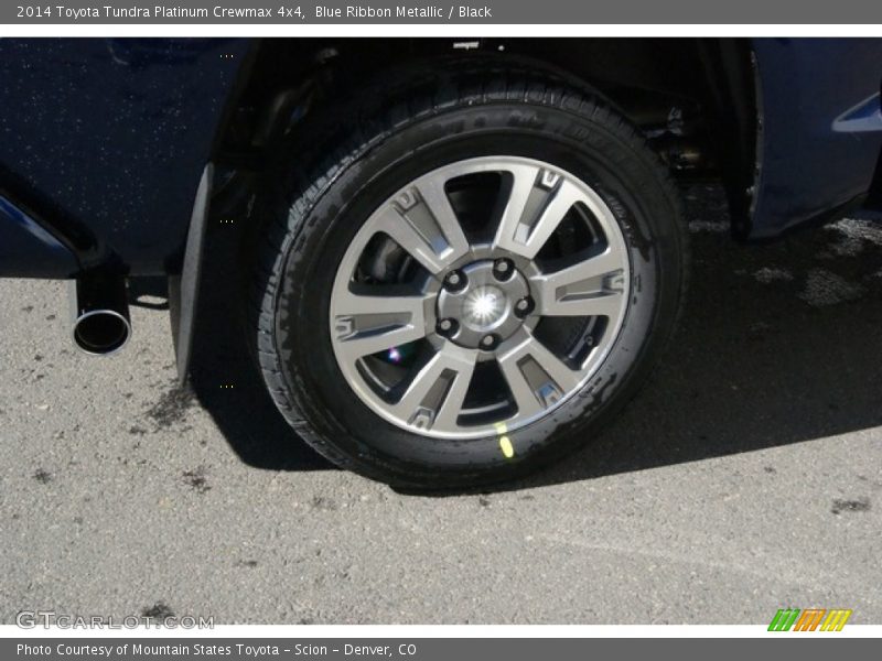 Blue Ribbon Metallic / Black 2014 Toyota Tundra Platinum Crewmax 4x4