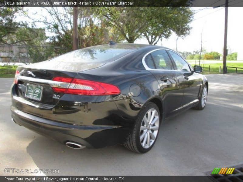 Ultimate Black Metallic / Dove/Warm Charcoal 2013 Jaguar XF 3.0 AWD