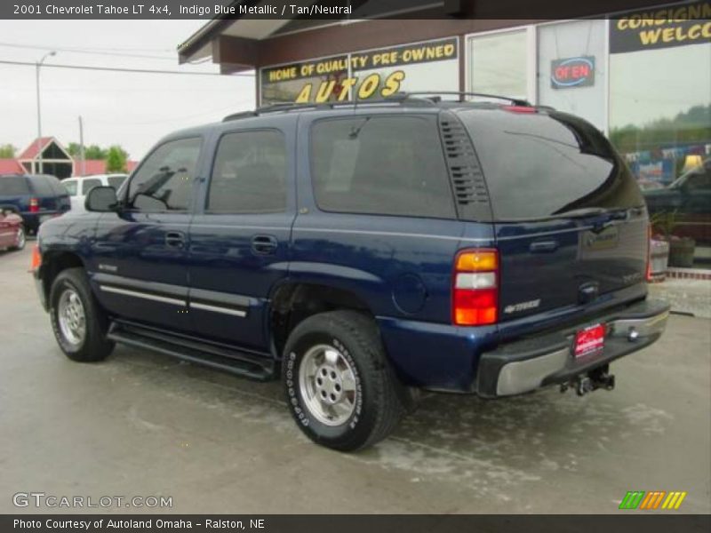 Indigo Blue Metallic / Tan/Neutral 2001 Chevrolet Tahoe LT 4x4