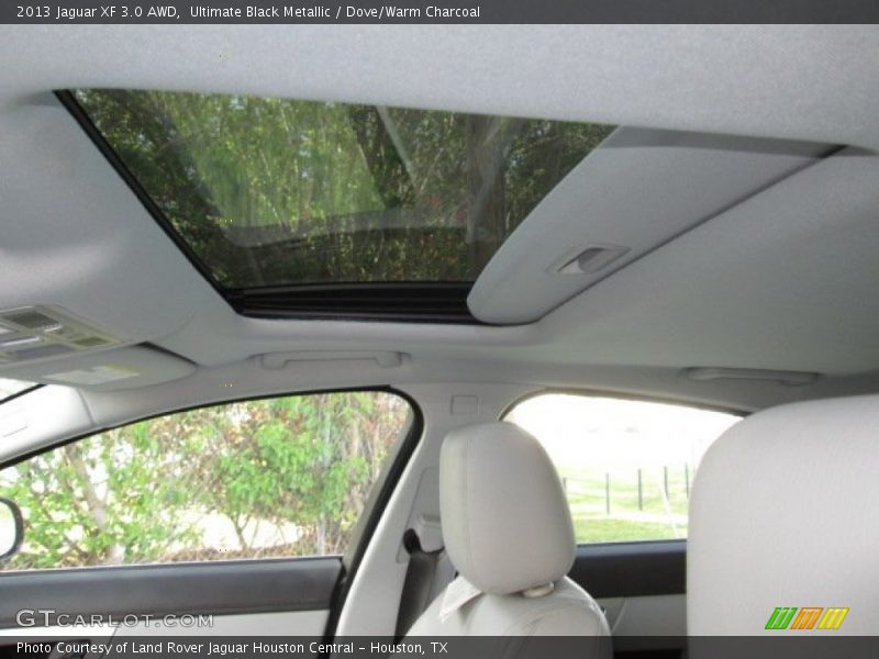Ultimate Black Metallic / Dove/Warm Charcoal 2013 Jaguar XF 3.0 AWD