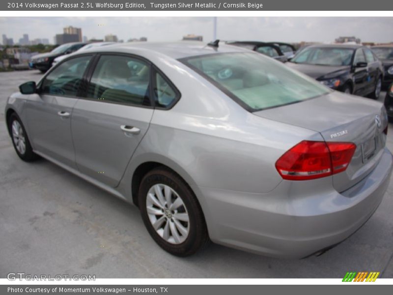 Tungsten Silver Metallic / Cornsilk Beige 2014 Volkswagen Passat 2.5L Wolfsburg Edition