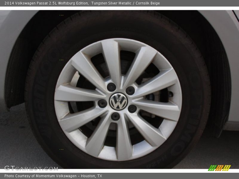 Tungsten Silver Metallic / Cornsilk Beige 2014 Volkswagen Passat 2.5L Wolfsburg Edition