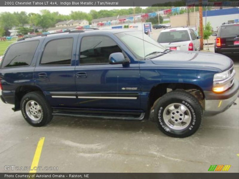 Indigo Blue Metallic / Tan/Neutral 2001 Chevrolet Tahoe LT 4x4