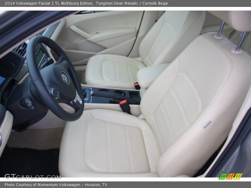 Tungsten Silver Metallic / Cornsilk Beige 2014 Volkswagen Passat 2.5L Wolfsburg Edition