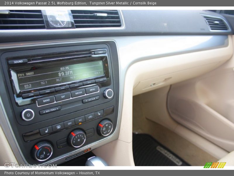 Tungsten Silver Metallic / Cornsilk Beige 2014 Volkswagen Passat 2.5L Wolfsburg Edition