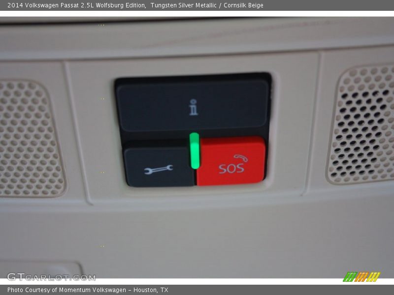 Tungsten Silver Metallic / Cornsilk Beige 2014 Volkswagen Passat 2.5L Wolfsburg Edition