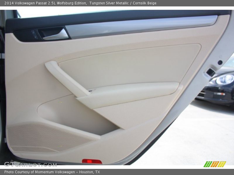 Tungsten Silver Metallic / Cornsilk Beige 2014 Volkswagen Passat 2.5L Wolfsburg Edition