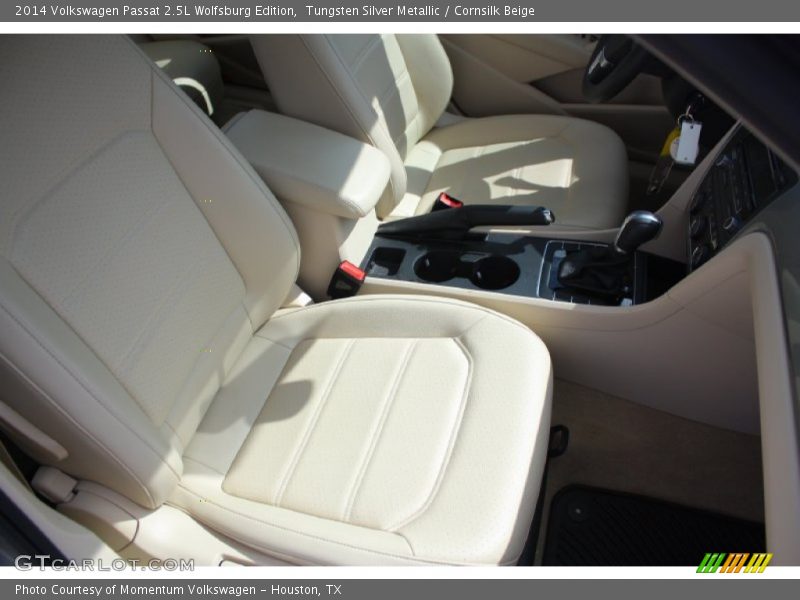 Tungsten Silver Metallic / Cornsilk Beige 2014 Volkswagen Passat 2.5L Wolfsburg Edition