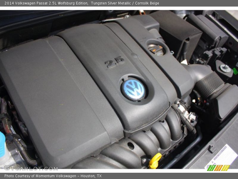 Tungsten Silver Metallic / Cornsilk Beige 2014 Volkswagen Passat 2.5L Wolfsburg Edition