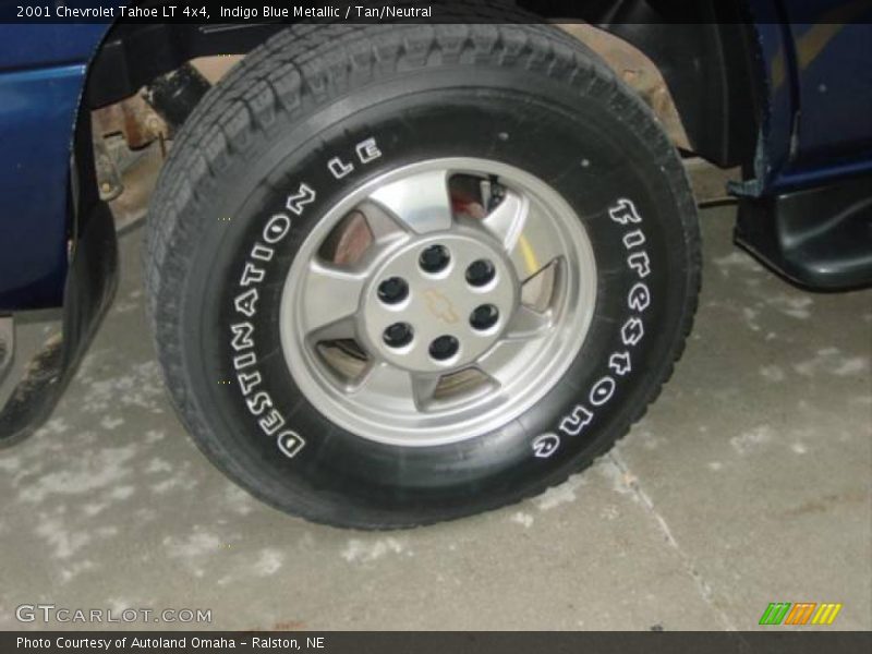 Indigo Blue Metallic / Tan/Neutral 2001 Chevrolet Tahoe LT 4x4