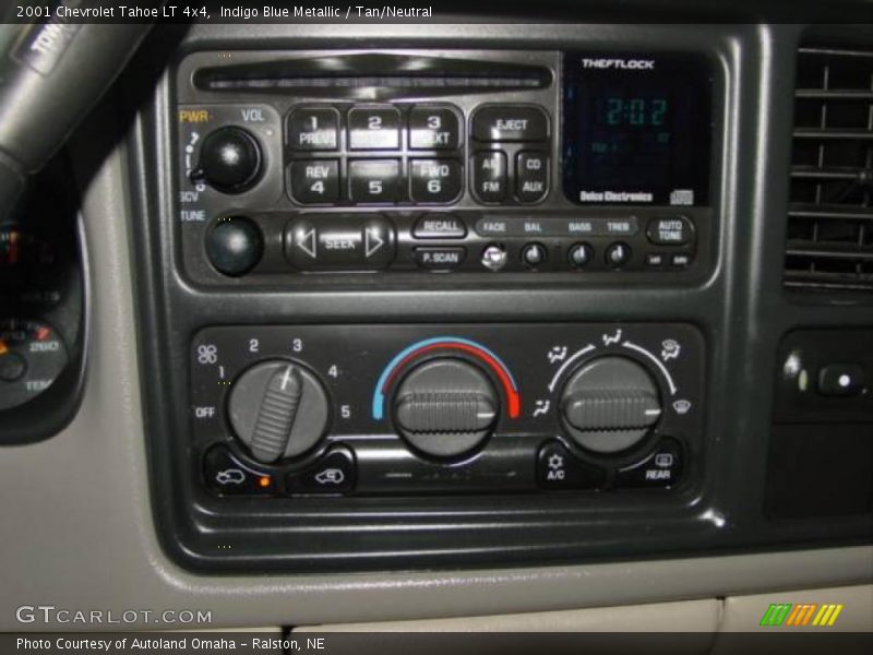 Indigo Blue Metallic / Tan/Neutral 2001 Chevrolet Tahoe LT 4x4