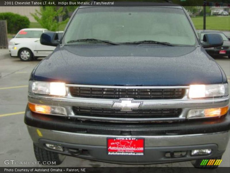 Indigo Blue Metallic / Tan/Neutral 2001 Chevrolet Tahoe LT 4x4