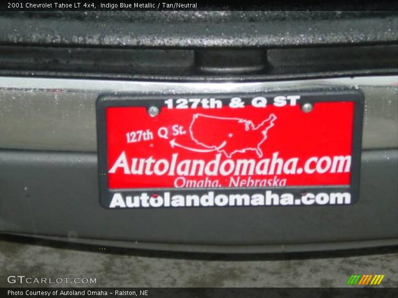 Indigo Blue Metallic / Tan/Neutral 2001 Chevrolet Tahoe LT 4x4