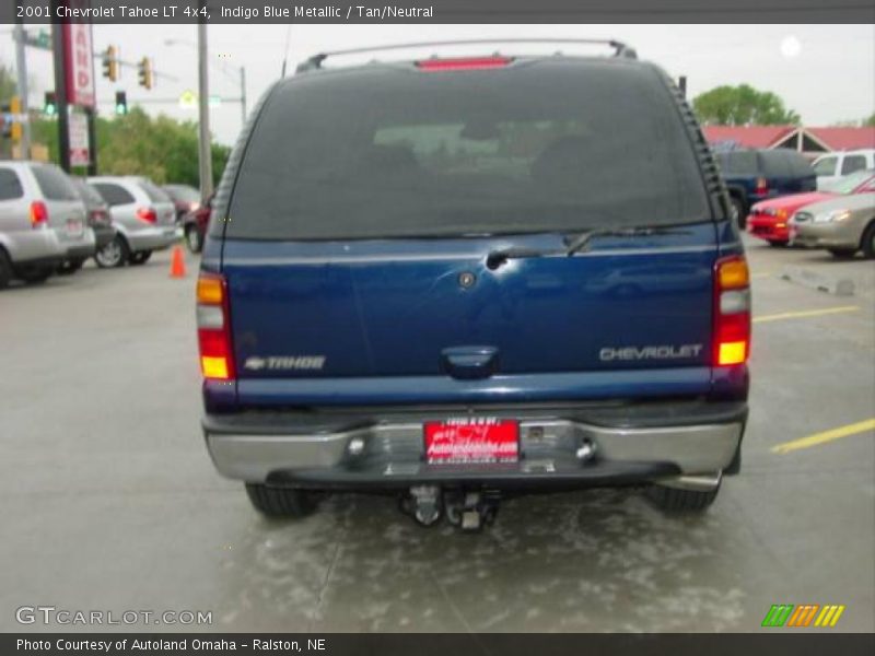 Indigo Blue Metallic / Tan/Neutral 2001 Chevrolet Tahoe LT 4x4