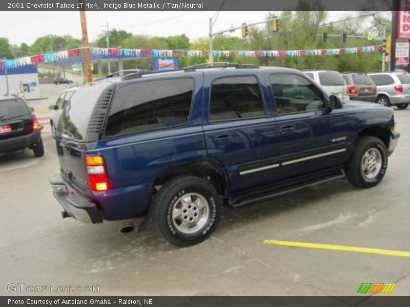 Indigo Blue Metallic / Tan/Neutral 2001 Chevrolet Tahoe LT 4x4