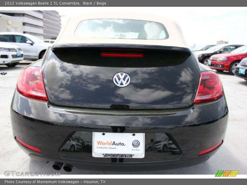 Black / Beige 2013 Volkswagen Beetle 2.5L Convertible