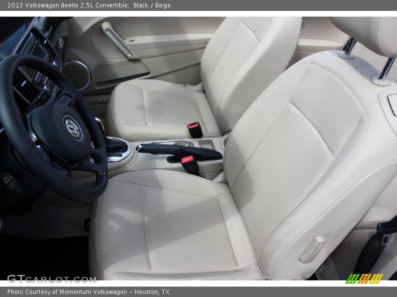 Black / Beige 2013 Volkswagen Beetle 2.5L Convertible