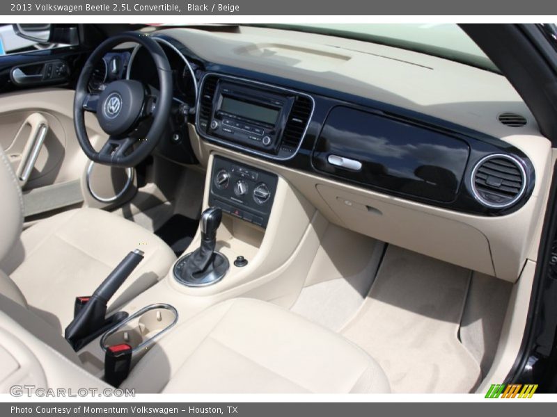Black / Beige 2013 Volkswagen Beetle 2.5L Convertible