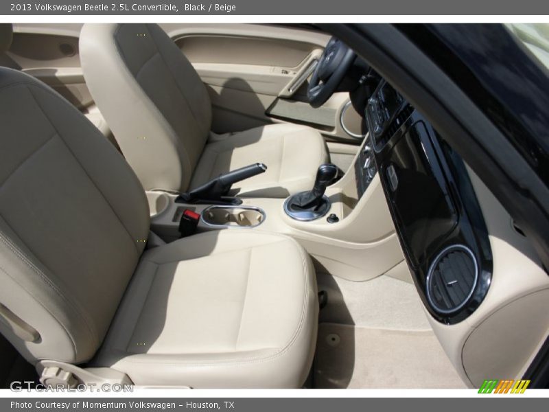 Black / Beige 2013 Volkswagen Beetle 2.5L Convertible