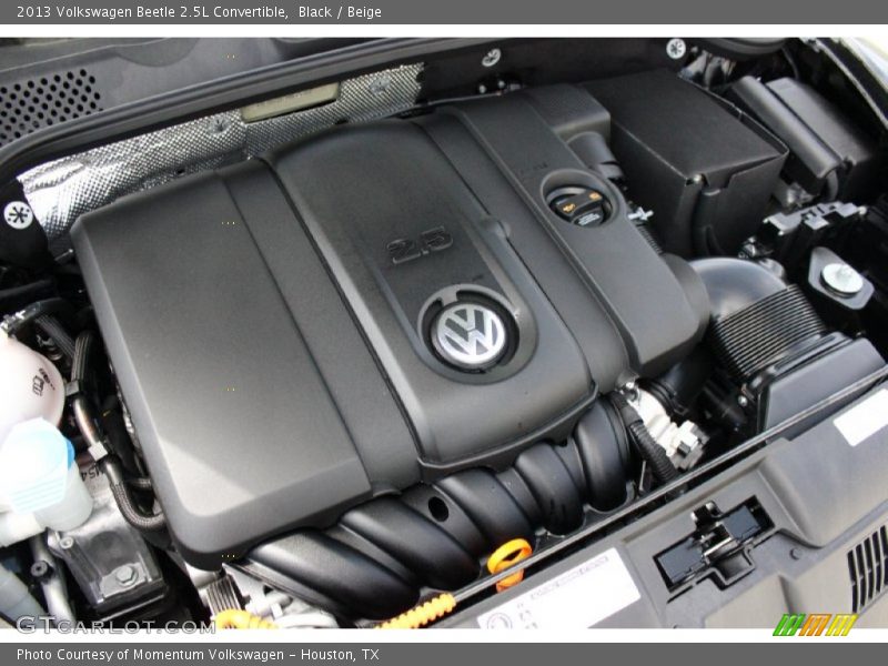 Black / Beige 2013 Volkswagen Beetle 2.5L Convertible