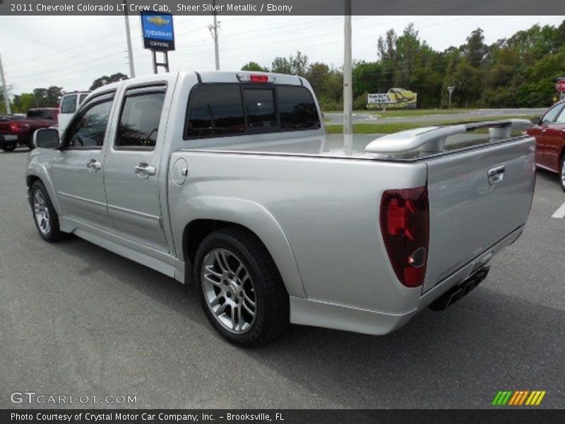 Sheer Silver Metallic / Ebony 2011 Chevrolet Colorado LT Crew Cab