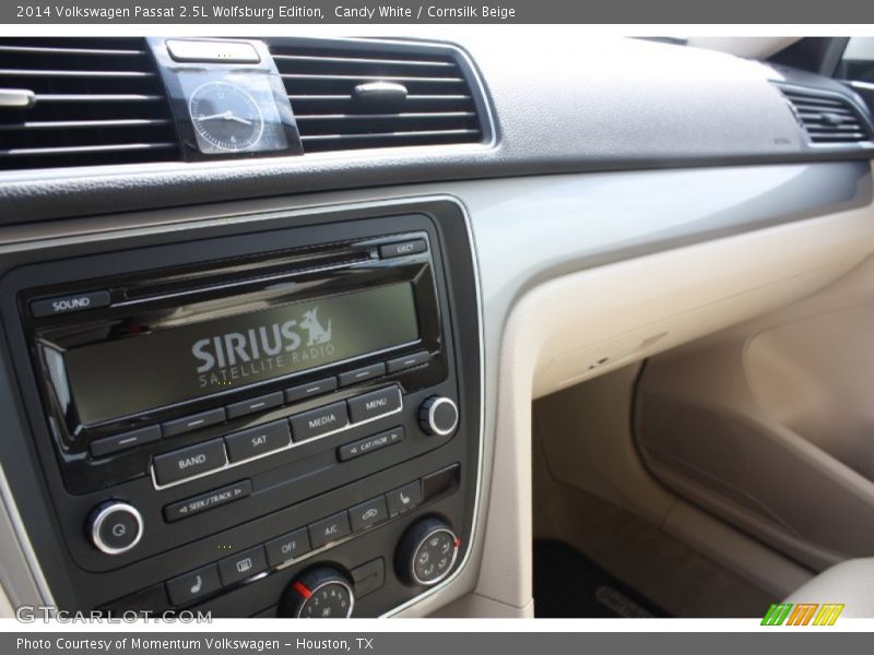 Candy White / Cornsilk Beige 2014 Volkswagen Passat 2.5L Wolfsburg Edition