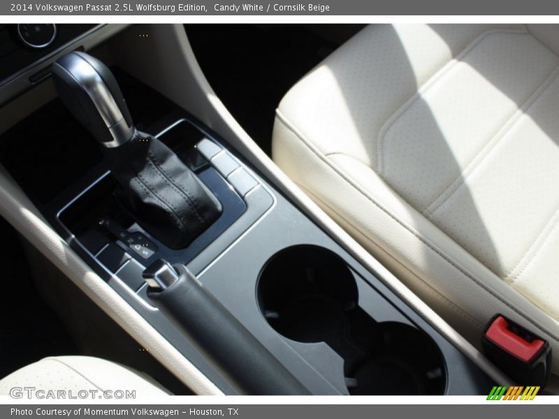 Candy White / Cornsilk Beige 2014 Volkswagen Passat 2.5L Wolfsburg Edition