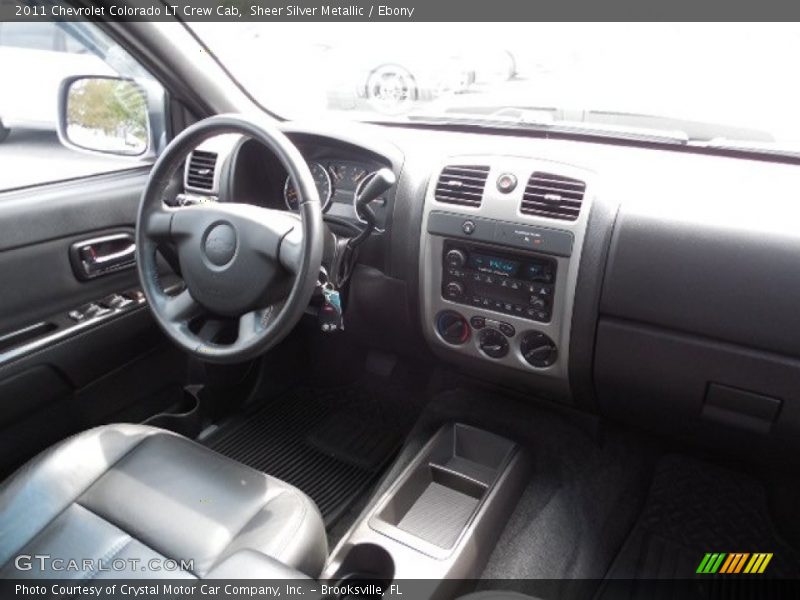 Sheer Silver Metallic / Ebony 2011 Chevrolet Colorado LT Crew Cab